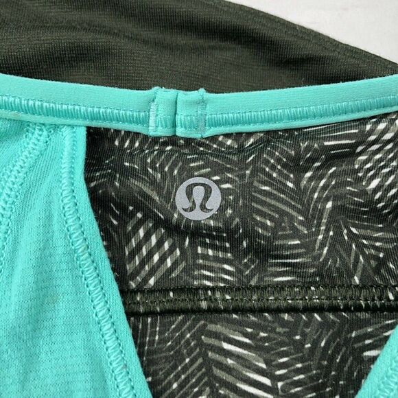 Lululemon Roll Out Tank Bali Breeze Gator Green - Picture 6 of 9